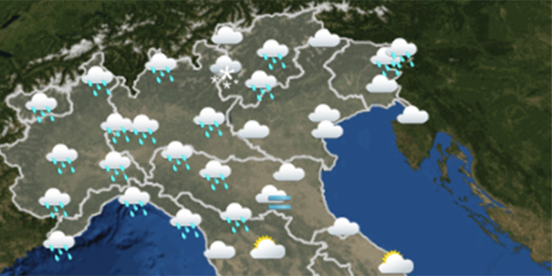 Meteo per oggi pomeriggio