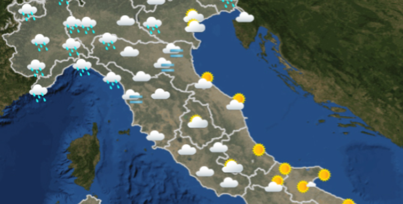 Meteo: le previsioni per domani, mercoledì 27 novembre