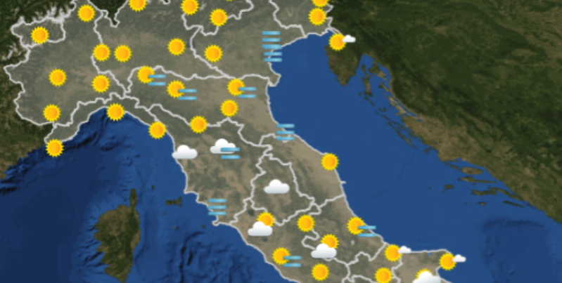 Le previsioni meteo per domani, sabato 30 novembre