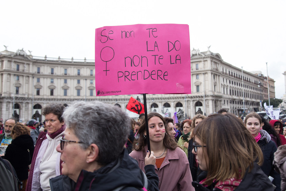 Le foto della manifestazione di sabato a Roma contro la violenza