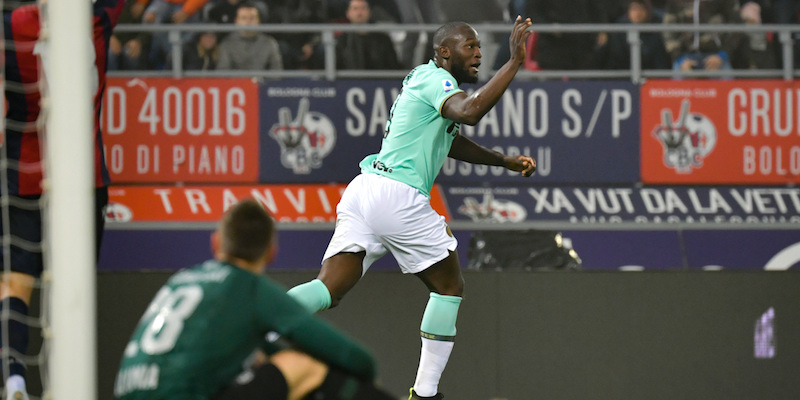 Romelu Lukaku dopo il gol del pareggio (Massimo Paolone/LaPresse)