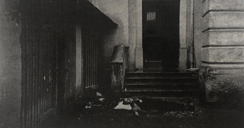 Il corpo di Francesco Sottosanti, 4 ottobre 1930 (Archivio Centrale dello Stato)