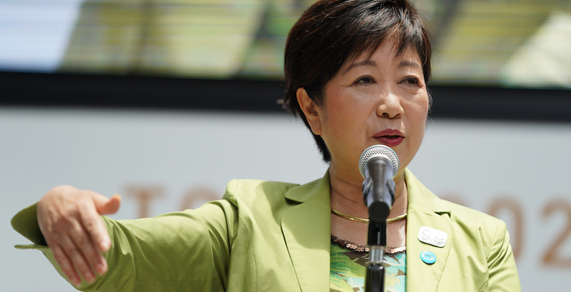 La governatrice di Tokyo, Yuriko Koike (Christopher Jue/Getty Images)