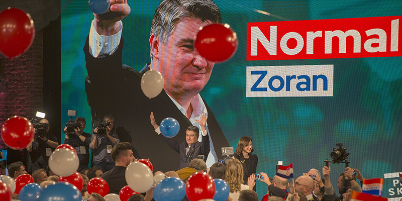Il socialdemocratico Zoran Milanović è arrivato primo alle presidenziali croate: andrà al ballottaggio con la presidente uscente