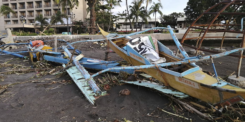 I danni del tifone Phanfone, Filippine centrali, 26 dicembre 2019 (AP Photo)