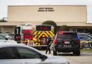 C'è stata una sparatoria in una chiesa del Texas: sono morte tre persone, compreso l'aggressore