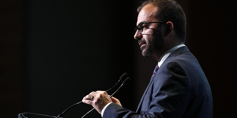 Lorenzo Fioramonti, Palazzo dei Congressi, Roma, 19 marzo 2019. (ANSA/RICCARDO ANTIMIANI)