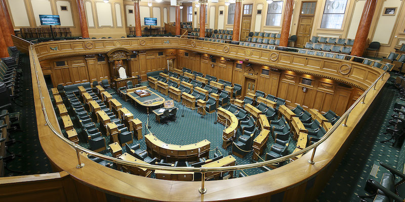 Il Parlamento neozelandese. (Hagen Hopkins/Getty Images)