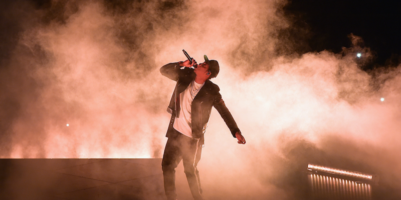 Jay Z in concerto alla American Airlines Arena di Miami nel 2017. (Gustavo Caballero/Getty Images)