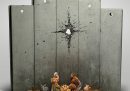 Banksy ha fatto un mini presepe a Betlemme