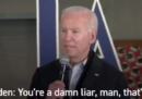 Il video di Joe Biden che litiga con un elettore
