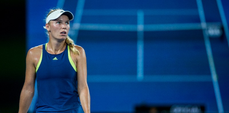Caroline Wozniacki durante la finale degli Australian Open del 2018 (Icon Sportswire via AP Images)