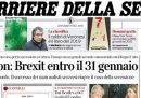 Le prime pagine di oggi
