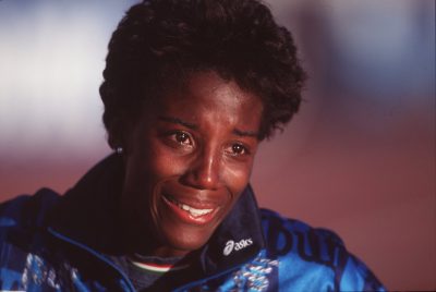 Fiona May ha 50 anni