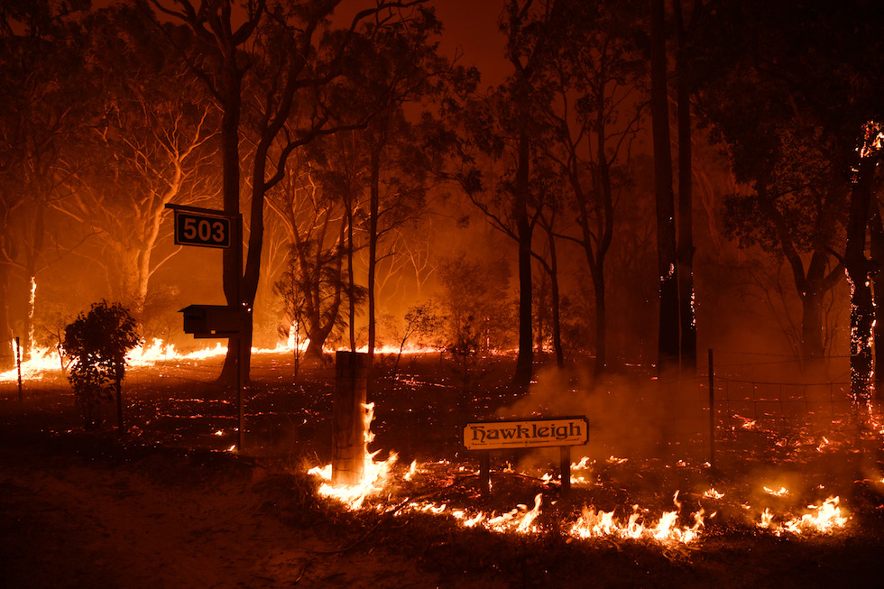 Incendi a Sussex Inlet, vicino a Sydney, il 31 dicembre 2019
(Sam Mooy/Getty Images)