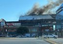 L'incendio nel nuovo stadio dei Texas Rangers