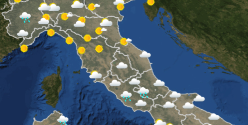 Meteo: le previsioni per martedì 3 dicembre
