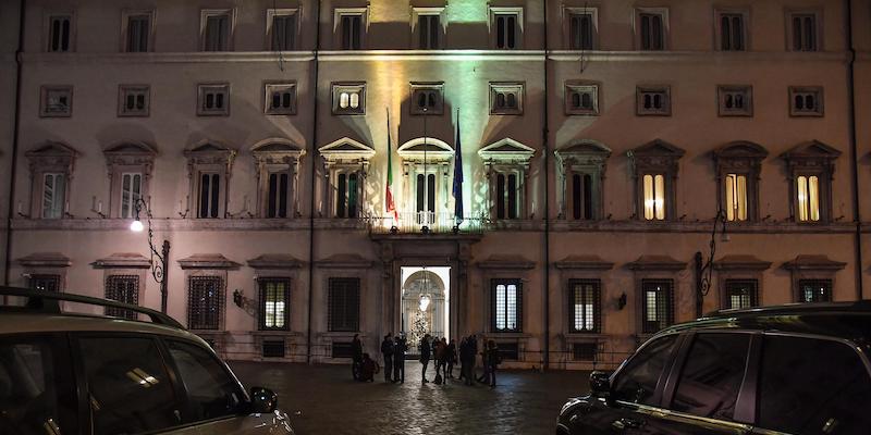 Palazzo Chigi, durante il Consiglio dei ministri del 15 dicembre 2019 (ANSA/ALESSANDRO DI MEO)