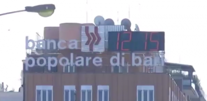 C'è un problema con la Banca popolare di Bari