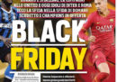La prima pagina del Corriere dello Sport di giovedì, criticata anche all'estero