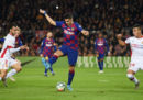 Lo stupendo gol di tacco di Luis Suarez in Barcellona-Maiorca