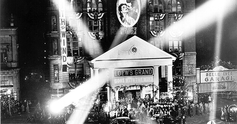 Il Grand Theatre di Atlanta, il 15 dicembre 1939 (AP Photo/Atlanta Journal-Constitution)