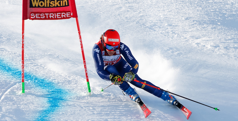 Federica Brignone nello slalom gigante di Sestriere, 18 gennaio 2020
(Christophe Pallot/Agence Zoom/Getty Images)