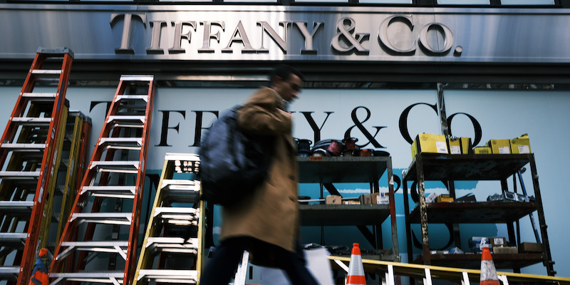 La sede di Tiffany su Fifth Avenue, Manhattan. (Spencer Platt/Getty Images)