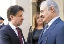 Giuseppe Conte oggi incontrerà a Roma sia il primo ministro libico Fayez al Serraj che il maresciallo Khalifa Haftar