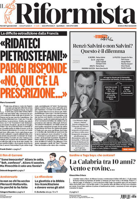 IL RIFORMISTA LE RUBRICHE visual data 2