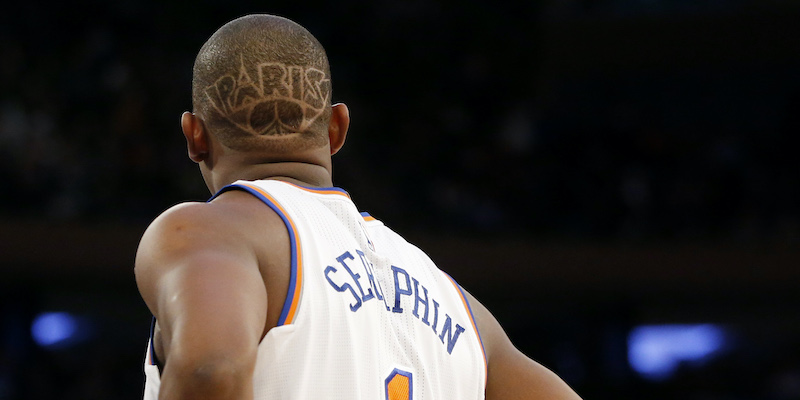 L'ex giocatore francese dei New York Knicks, Kevin Seraphin (AP Photo/Kathy Willens)