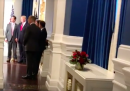 Il video registrato di nascosto durante una cena con Donald Trump