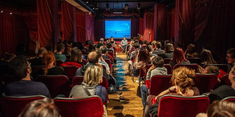 Un incontro durante l'edizione 2019 dei Boreali a Milano, al Teatro Parenti (Iperborea)