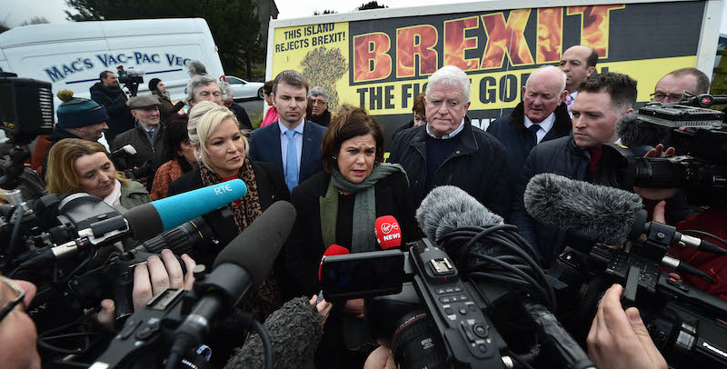 Mary Lou McDonald, leader del Sinn Féin. (Charles McQuillan/Getty Images)