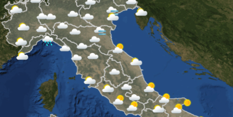 Le previsioni meteo per domani, sabato 29 febbraio
