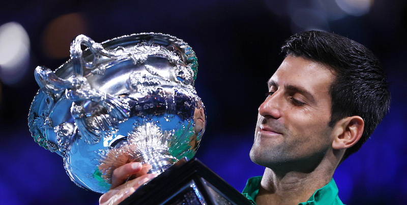 Novak Djokovic, Melbourne, 2 febbraio 2020
(Cameron Spencer/Getty Images)