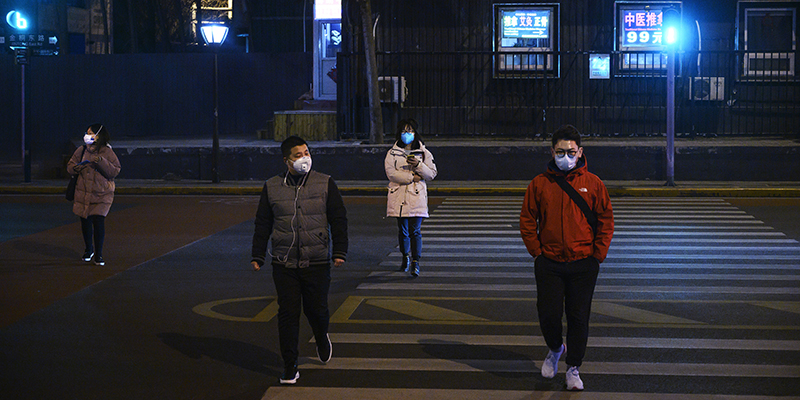 Pechino, Cina, 24 febbraio 2020 (Kevin Frayer/Getty Images)