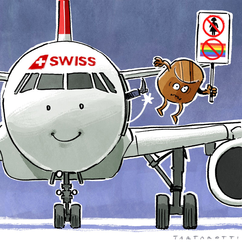 La Swiss interrompe la collaborazione con Läderach