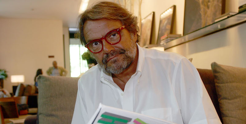Oliviero Toscani a Milano nel 2005
(Matteo Bazzi Ansa)