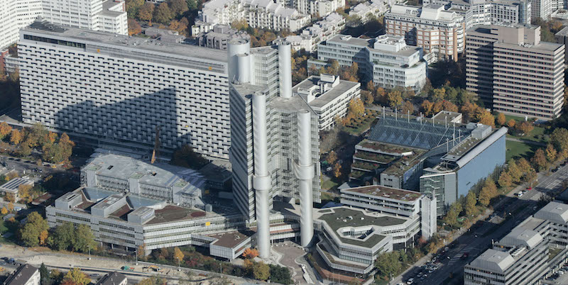  La sede della HypoVereinsbank, a Monaco di Baviera (AP Photo/Christof Stache)