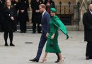 Il principe Harry e sua moglie Meghan Markle oggi hanno partecipato al loro ultimo impegno ufficiale come membri della famiglia reale britannica