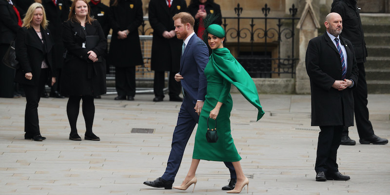 I duchi del Sussex al loro arrivo a Westminster (Dan Kitwood/Getty Images)