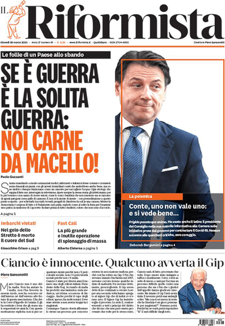 IL RIFORMISTA LE RUBRICHE visual data 4