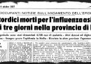 Le altre pandemie italiane, viste dai giornali