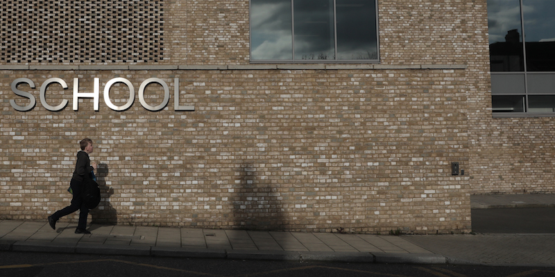 Una scuola di Londra, il 18 marzo 2020 (Dan Kitwood/Getty Images)