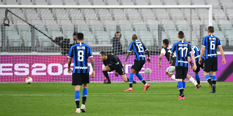 Il gol di Paulo Dybala all'Inter (Getty Images)