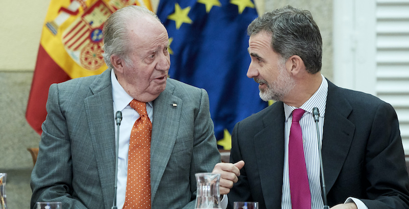 Felipe VI e Juan Carlos I a Madrid, il 14 maggio 2019 (Carlos Alvarez/Getty Images)