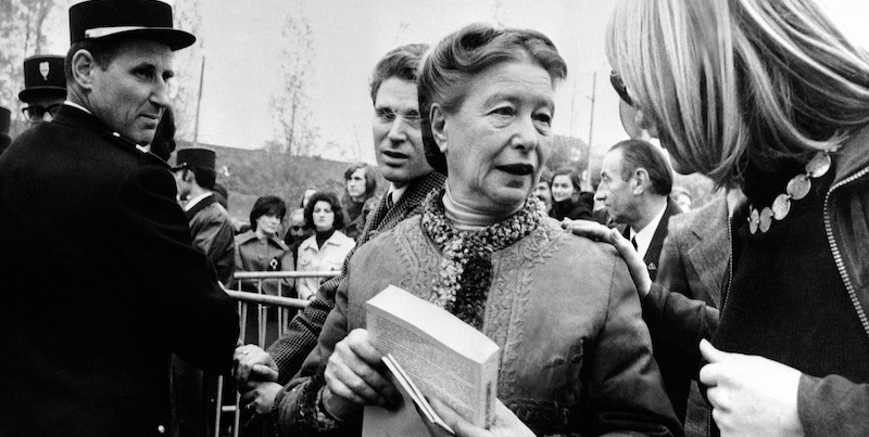 Simone de Beauvoir, Parigi, 1972
(AP Photo)