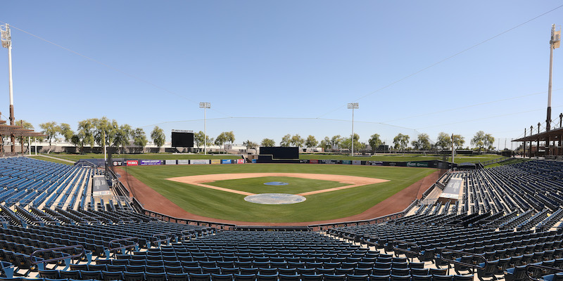 Uno dei campi da baseball di Phoenix che verrebbero utilizzati dalla Major League (Christian Petersen/Getty Images)