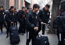 La squadra di calcio di Wuhan è tornata a Wuhan